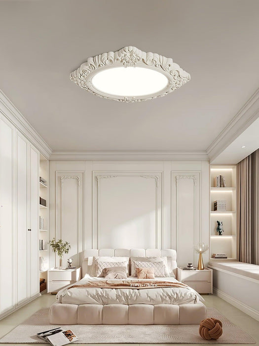 Sculpted Resin Ceiling Lamp-DWHOME