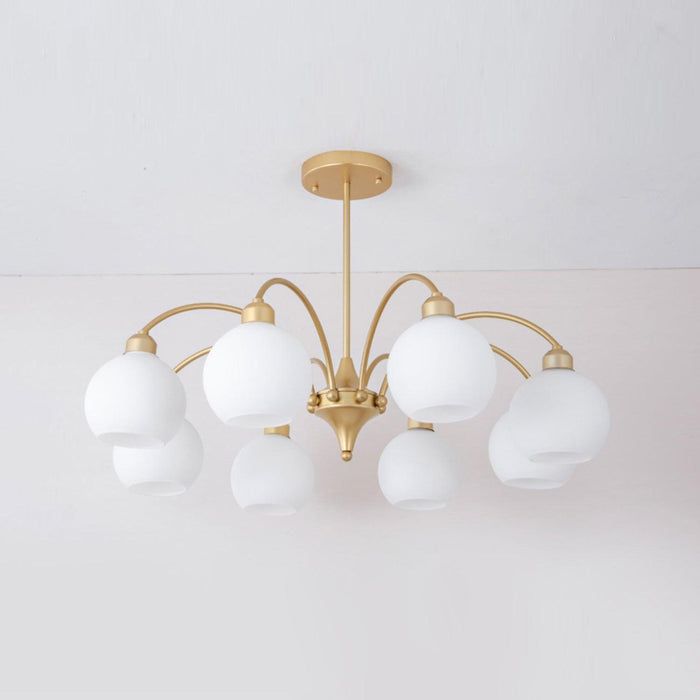 Sculptural Glass Chandelier - DWHOME
