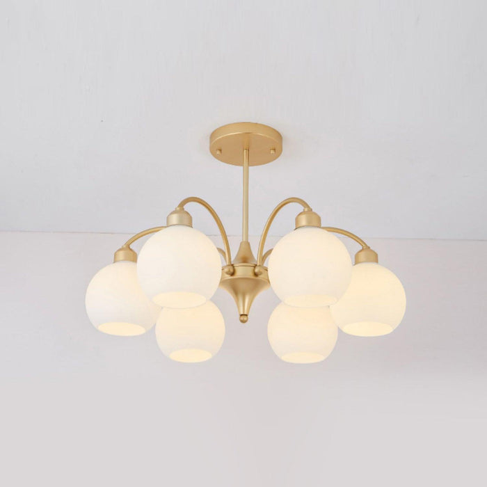 Sculptural Glass Chandelier - DWHOME