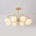 Sculptural Glass Chandelier - DWHOME