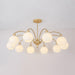Sculptural Glass Chandelier - DWHOME