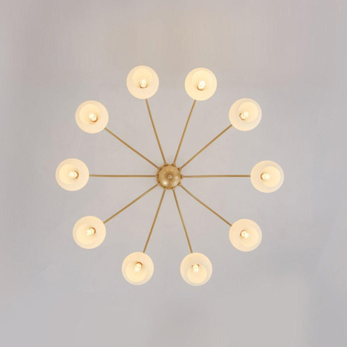Sculptural Glass Chandelier - DWHOME