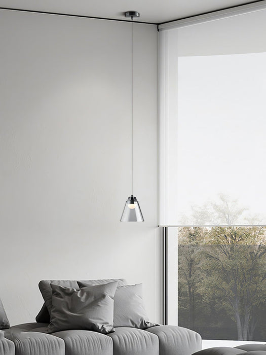 Sculptural Glass Pendant Lamp-DWHOME