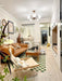 Sculptural Glass Ribbed Chandelier-DWHOME