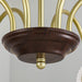 Sculptural Glass Ribbed Chandelier-DWHOME