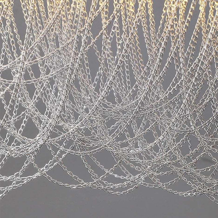 Cadena Tassel Modern Ring Chandelier - DWHOME