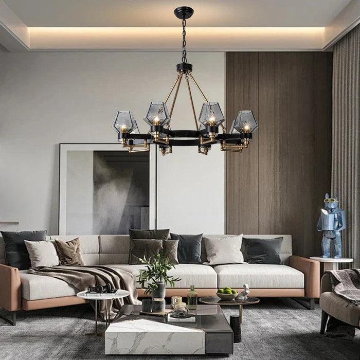 Retro American Pendant Chandelier Light Fixture-DWHOME