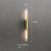 Palermo 23" Brass Wall Sconce Light - DWHOME
