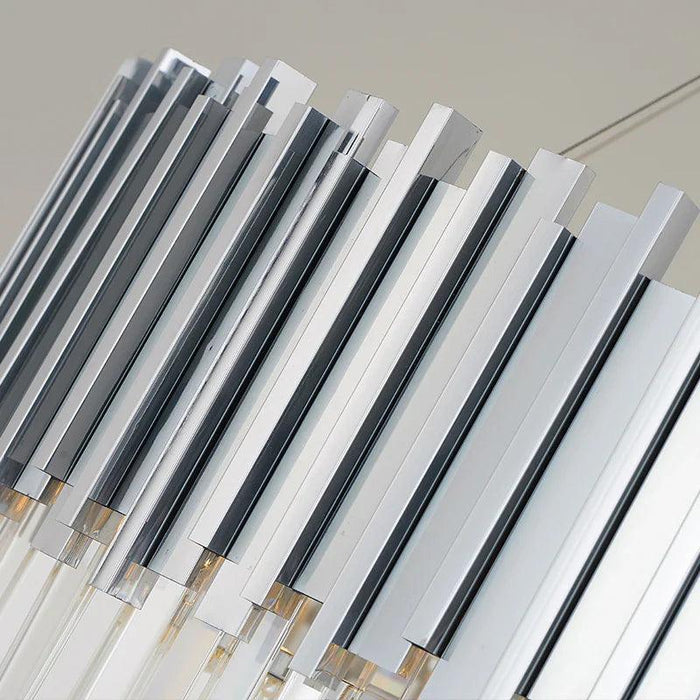 Gio Stainless Steel & Crystal Modern Chandelier - DWHOME