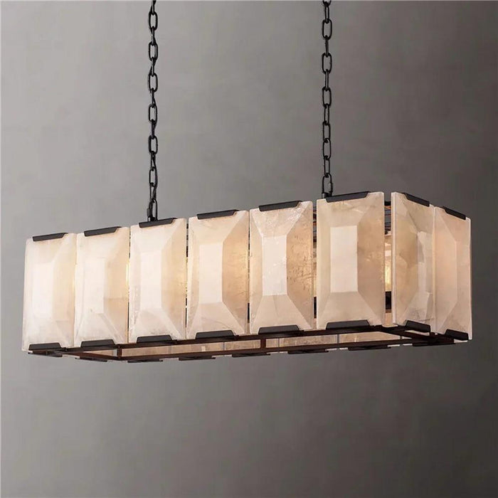 Villano Calcite Crystal Dining Room Chandelier - DWHOME