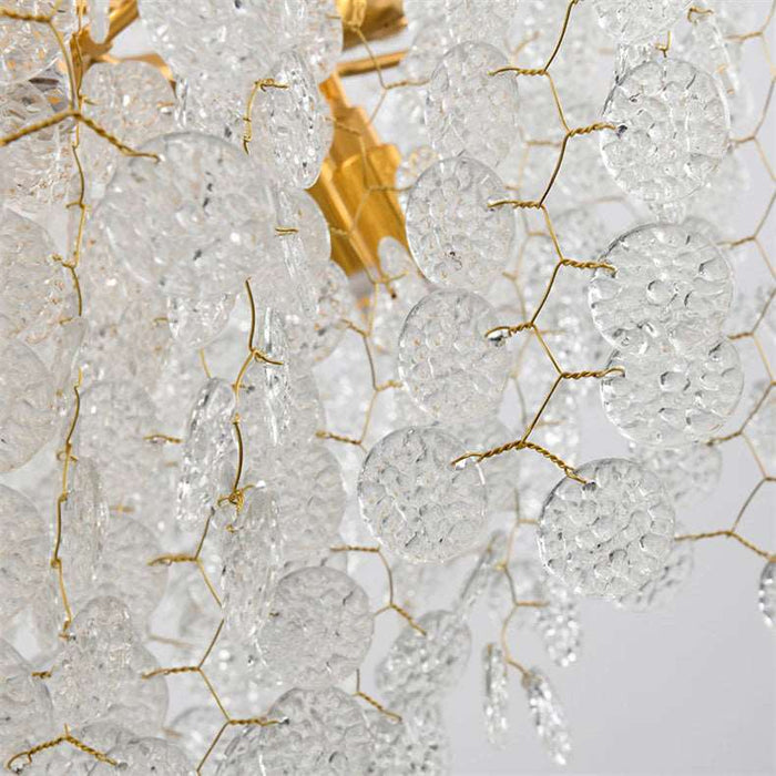 Albero Frosted Glass Modern Chandelier-DWHOME