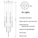 Modern LED Foyer Chandelier-DWHOME