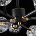 Rama Branch Chandelier, Black-DWHOME