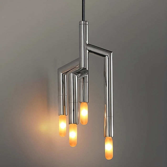 40-Light Stainless Steel Pendant Light Fixture - DWHOME