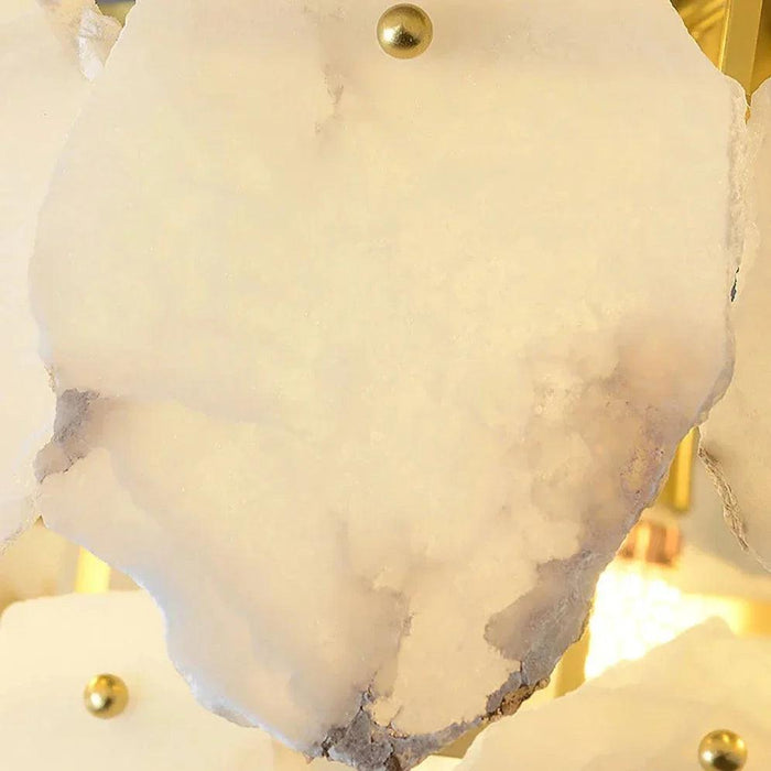3-Tier Natural Marble Modern Chandelier - DWHOME