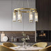 Palermo 6-Light Modern Chandelier For Living Room - DWHOME