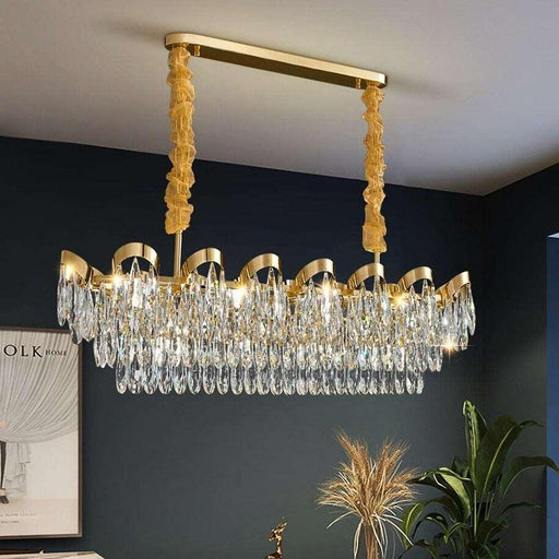 Andria Crystal Dining Room Chandelier-DWHOME
