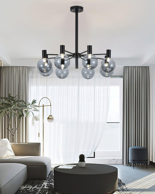 Selva Black Chandelier-DWHOME