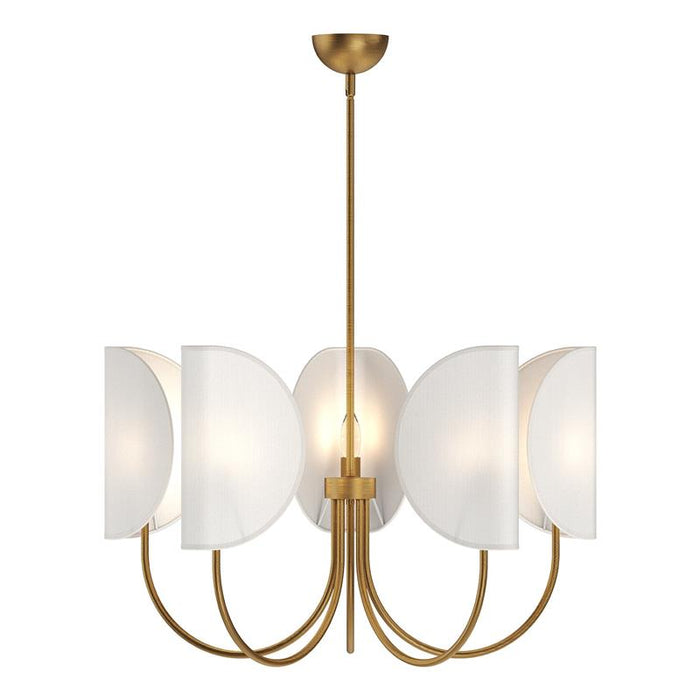 Leaf Brass Chandelier-DWHOME