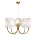 Leaf Brass Chandelier-DWHOME