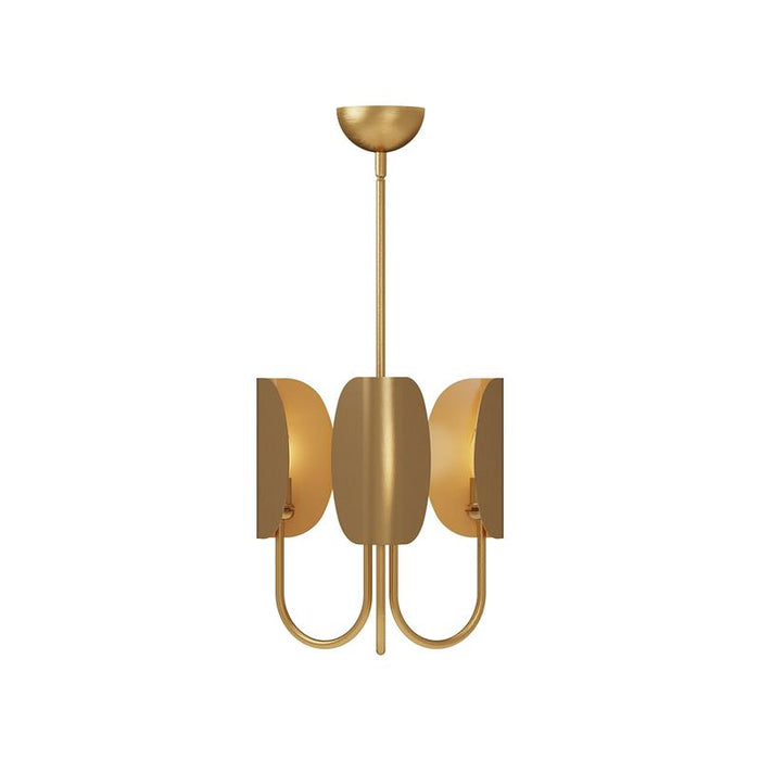 Leaf Brass Chandelier-DWHOME