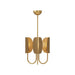 Leaf Brass Chandelier-DWHOME