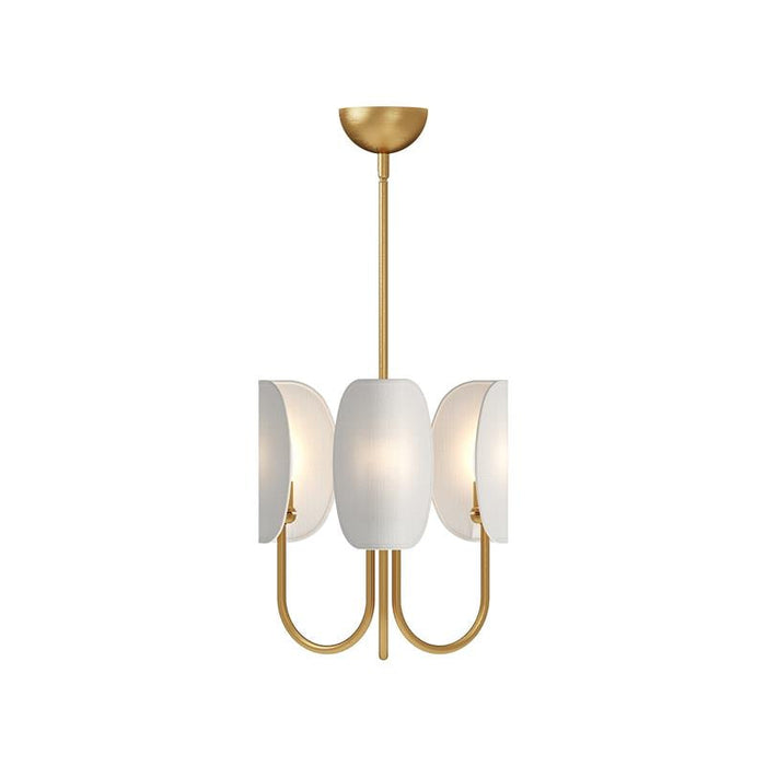 Leaf Brass Chandelier-DWHOME