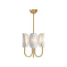 Leaf Brass Chandelier-DWHOME