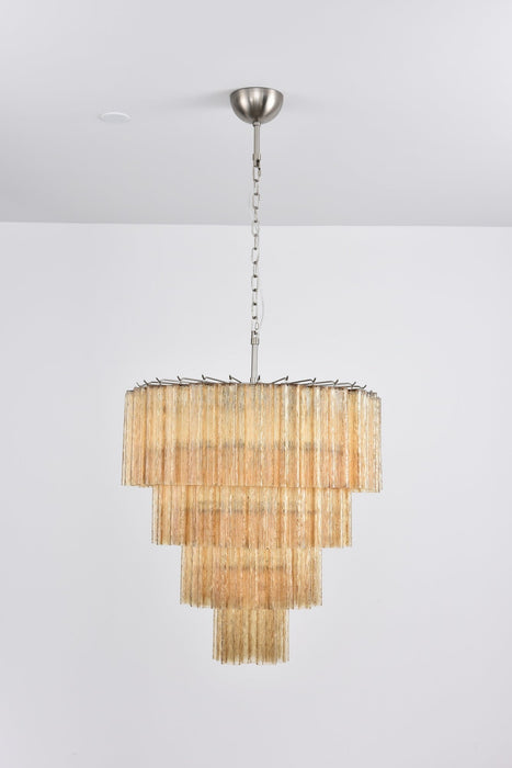 Serava Cascade Murano Chandelier-DWHOME