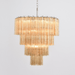 Serava Cascade Murano Chandelier-DWHOME
