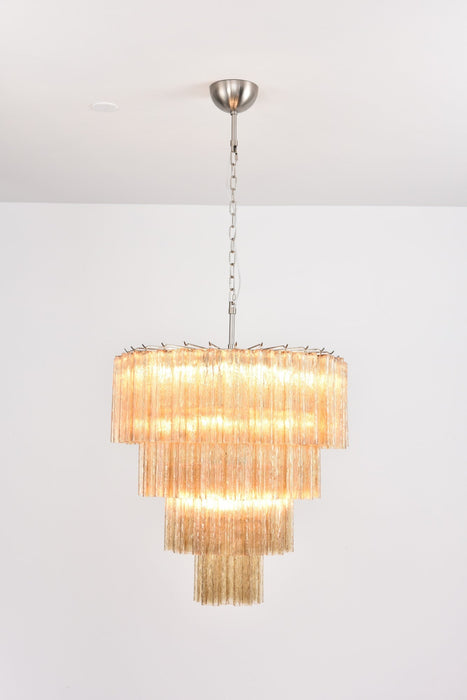Serava Cascade Murano Chandelier-DWHOME