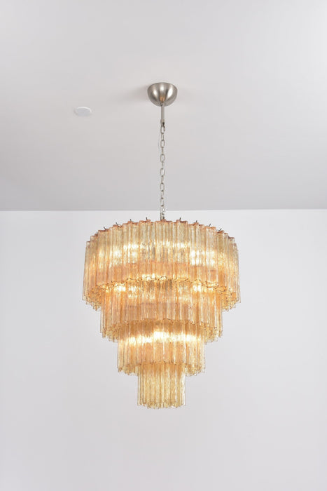 Serava Cascade Murano Chandelier-DWHOME