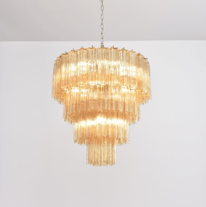 Serava Cascade Murano Chandelier-DWHOME