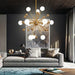 Serenity Gold Brass Sputnik Chandelier - DWHOME