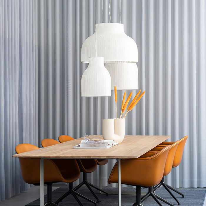 Serica Trio Silk Collection Pendant Lamp-DWHOME