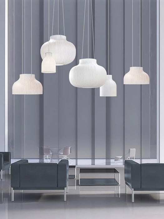 Serica Trio Silk Collection Pendant Lamp-DWHOME