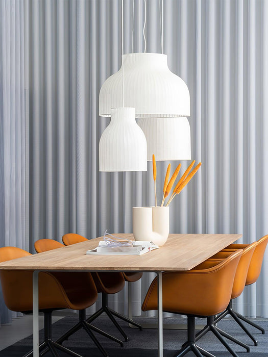 Serica Trio Silk Collection Pendant Lamp-DWHOME
