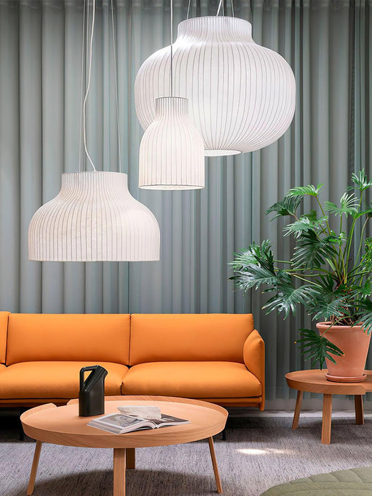 Serica Trio Silk Collection Pendant Lamp-DWHOME