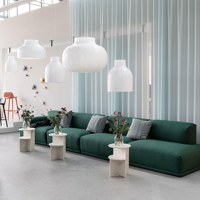 Serica Trio Silk Collection Pendant Lamp-DWHOME