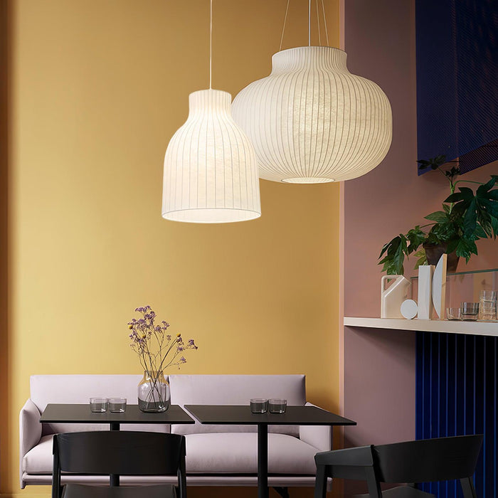 Serica Trio Silk Collection Pendant Lamp-DWHOME