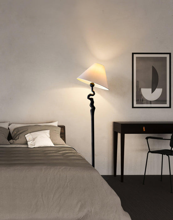 Serpentine Twist Floor Lamp-DWHOME
