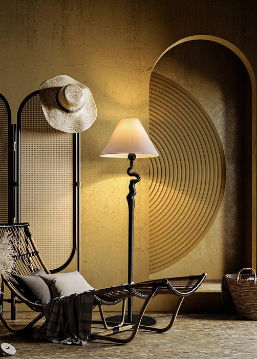 Serpentine Twist Floor Lamp-DWHOME