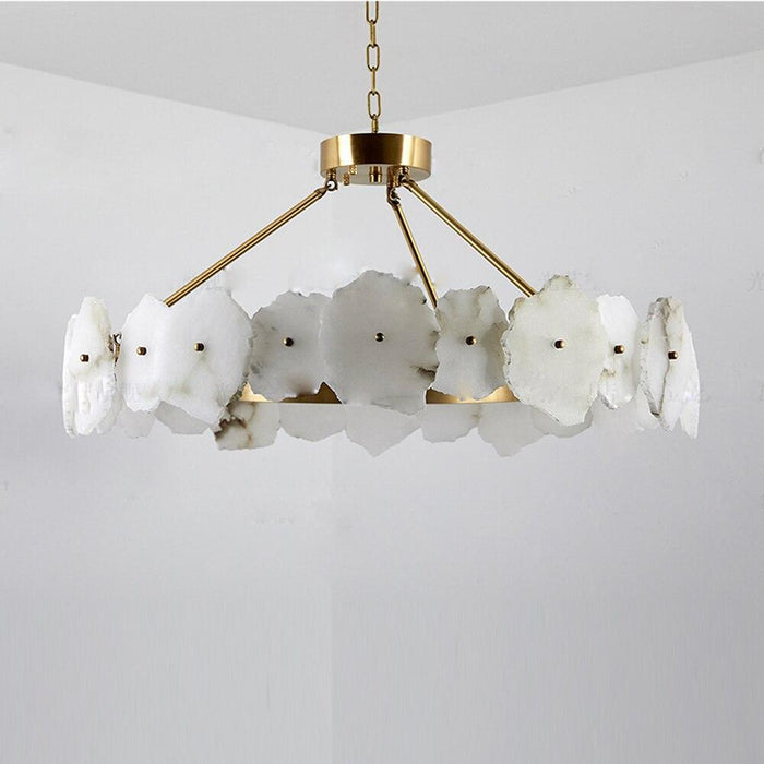 Natural Marble Modern Chandelier-DWHOME