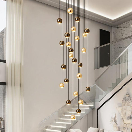 Multi Pendant Modern Duplex Chandelier-DWHOME
