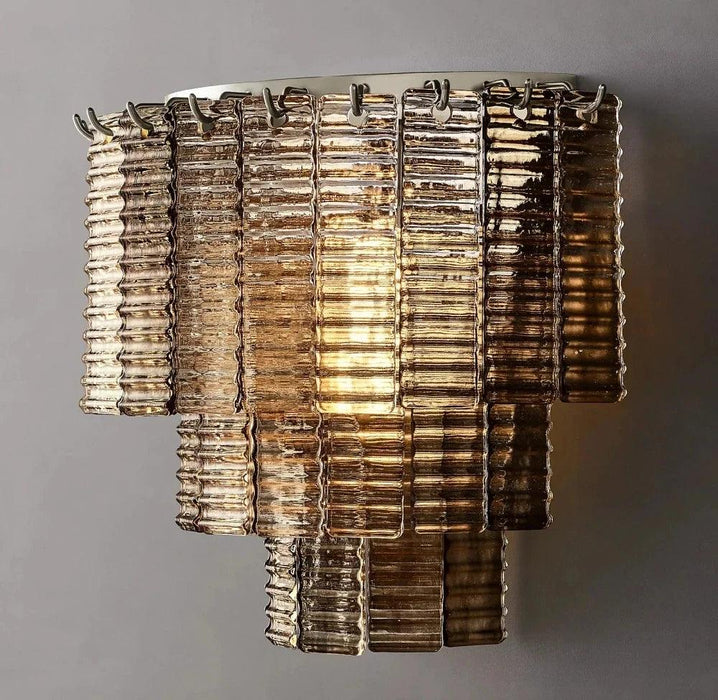 Palermo Smoke Crystal Wall Sconce - DWHOME