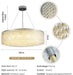 Alleri Crystal Drum Chandelier - DWHOME