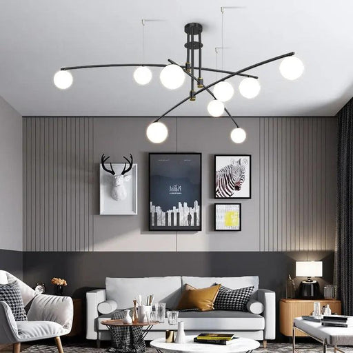 Sharon Contemporary Globe Chandelier-DWHOME