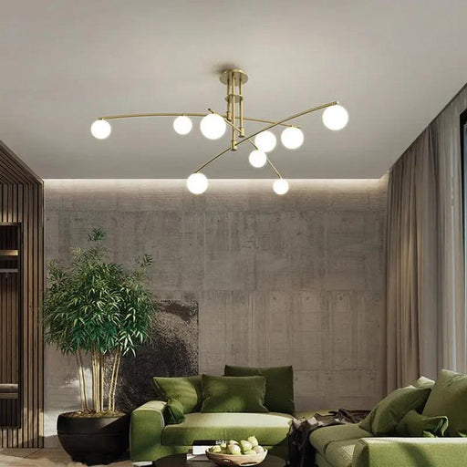 Sharon Contemporary Globe Chandelier-DWHOME