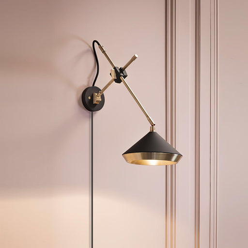 Shear Plug-in Wall Light-DWHOME