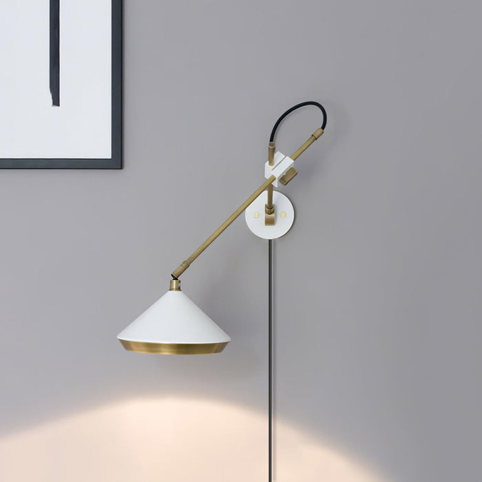 Shear Plug-in Wall Light-DWHOME